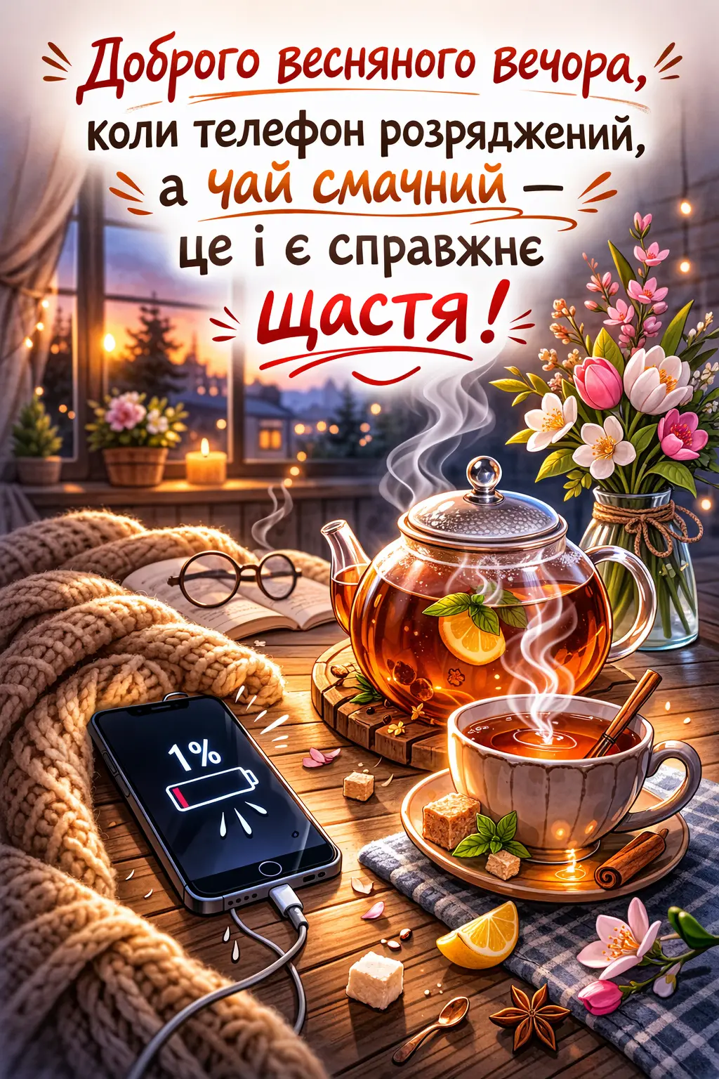 Доброго весняного вечора: картинки для релаксу та душевного відпочинку
