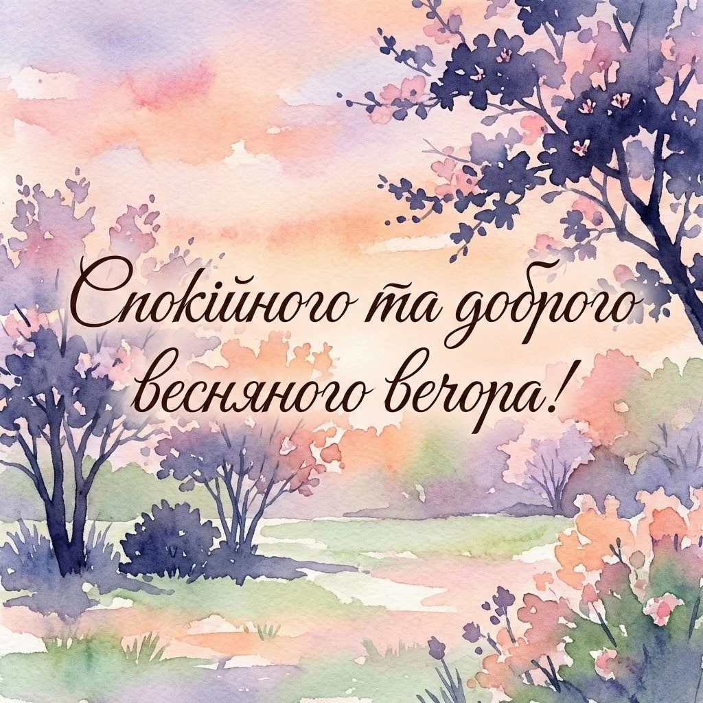 Доброго весняного вечора: картинки для релаксу та душевного відпочинку