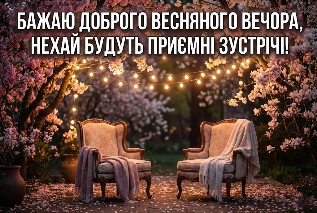 Доброго весняного вечора: картинки для релаксу та душевного відпочинку