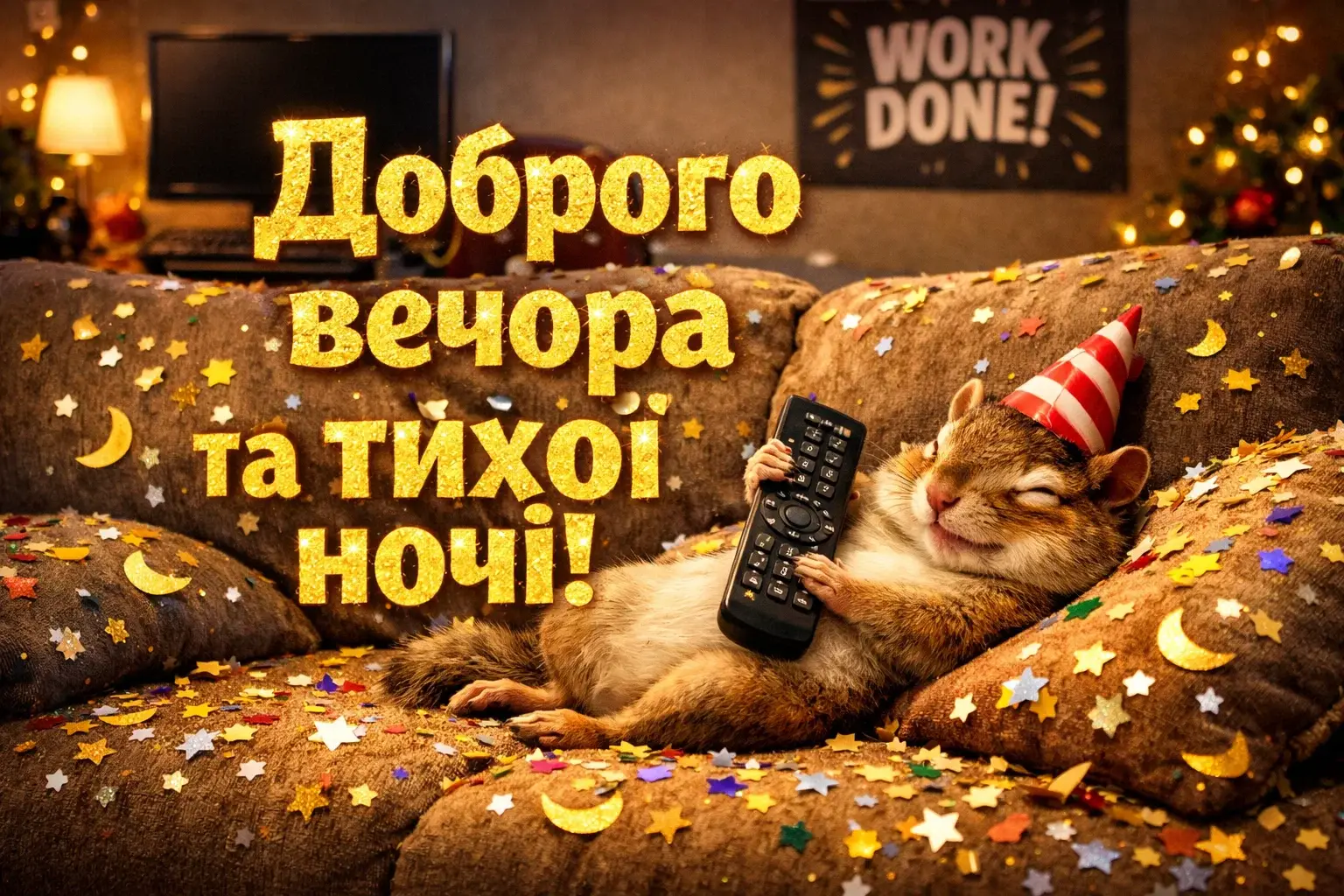 Доброго вечора та тихої ночі: картинки для релаксу після роботи та душевний гумор