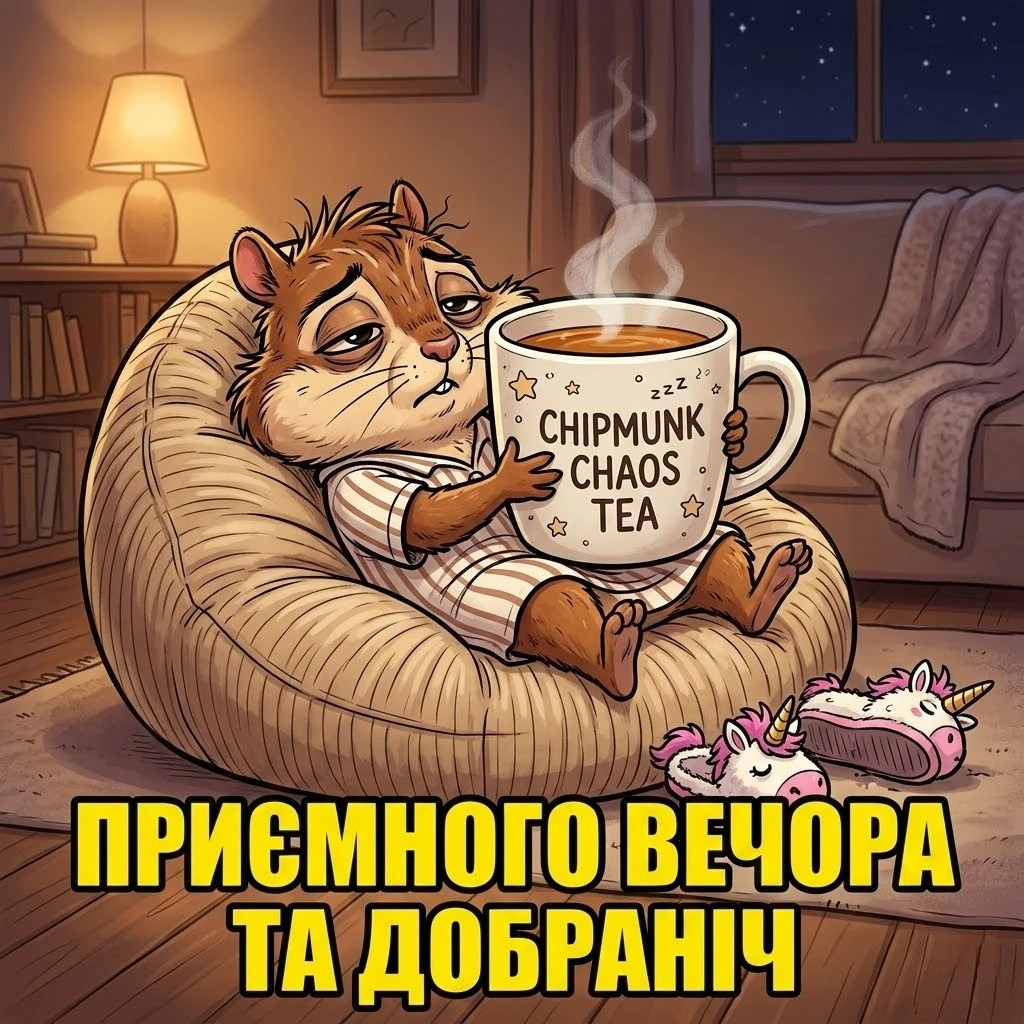 Доброго вечора та тихої ночі: картинки для релаксу після роботи та душевний гумор