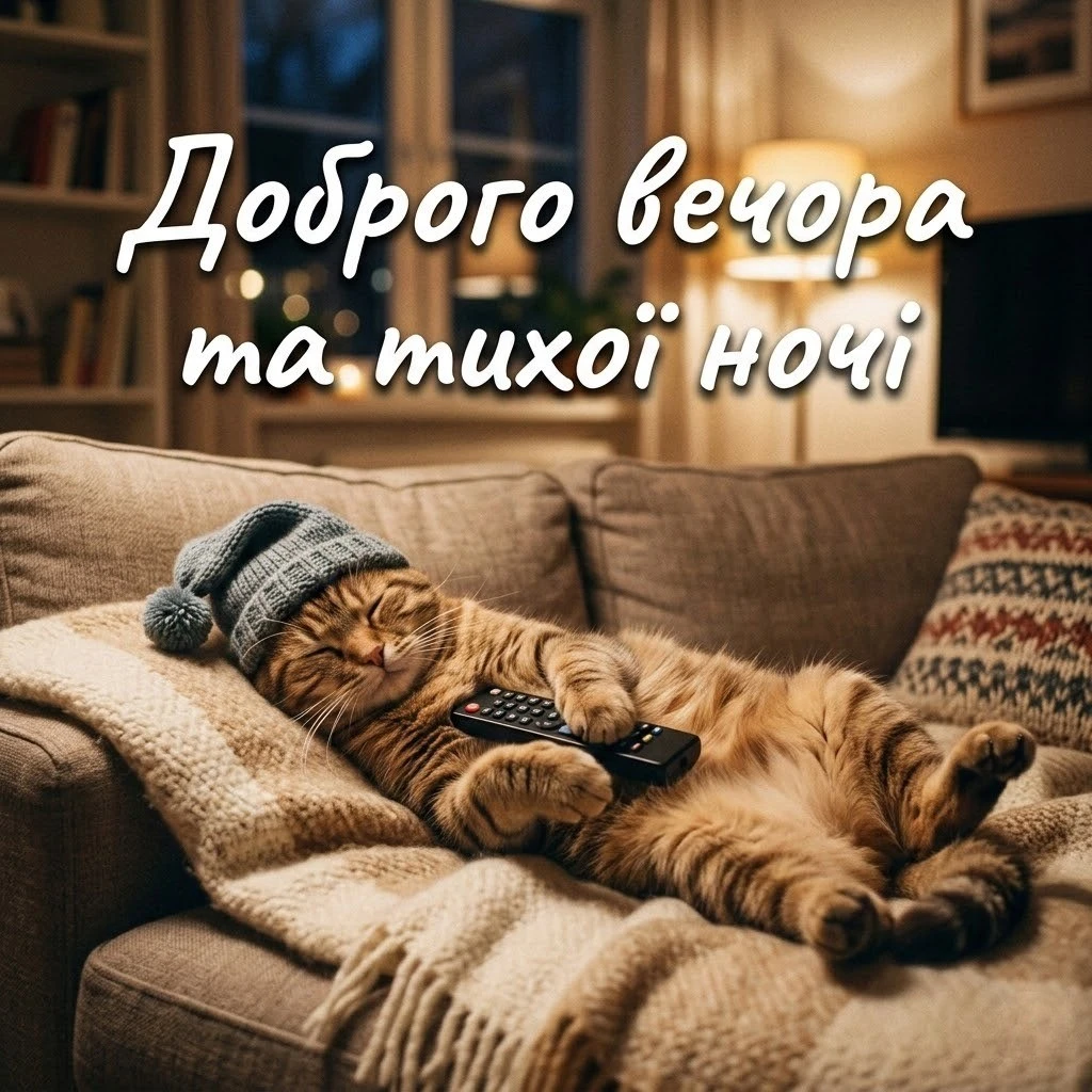 Доброго вечора та тихої ночі: картинки для релаксу після роботи та душевний гумор