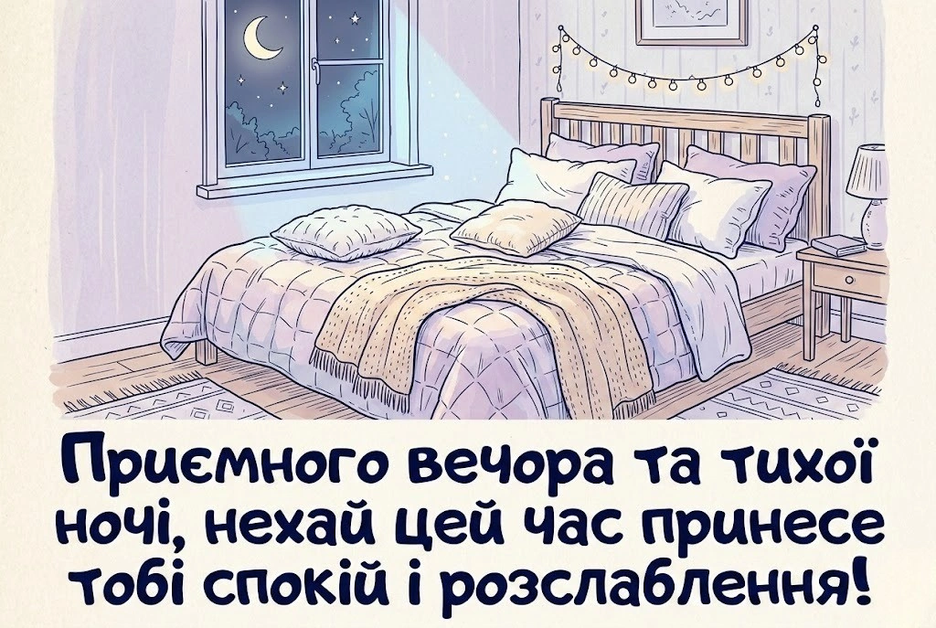 Доброго вечора та тихої ночі: картинки для релаксу після роботи та душевний гумор
