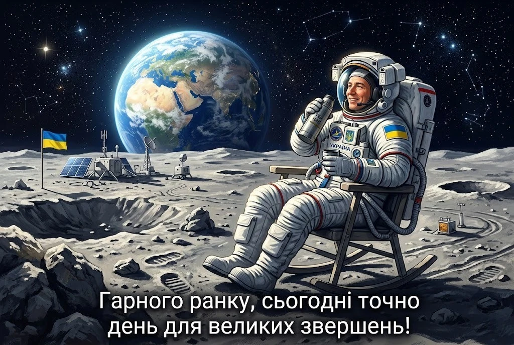 Гарного ранку та доброго дня, Україно: мотивація з гумором у душевних листівках