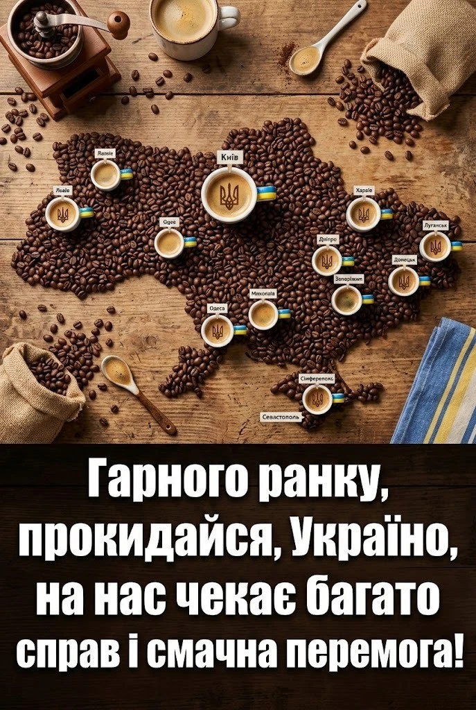 Гарного ранку та доброго дня, Україно: мотивація з гумором у душевних листівках