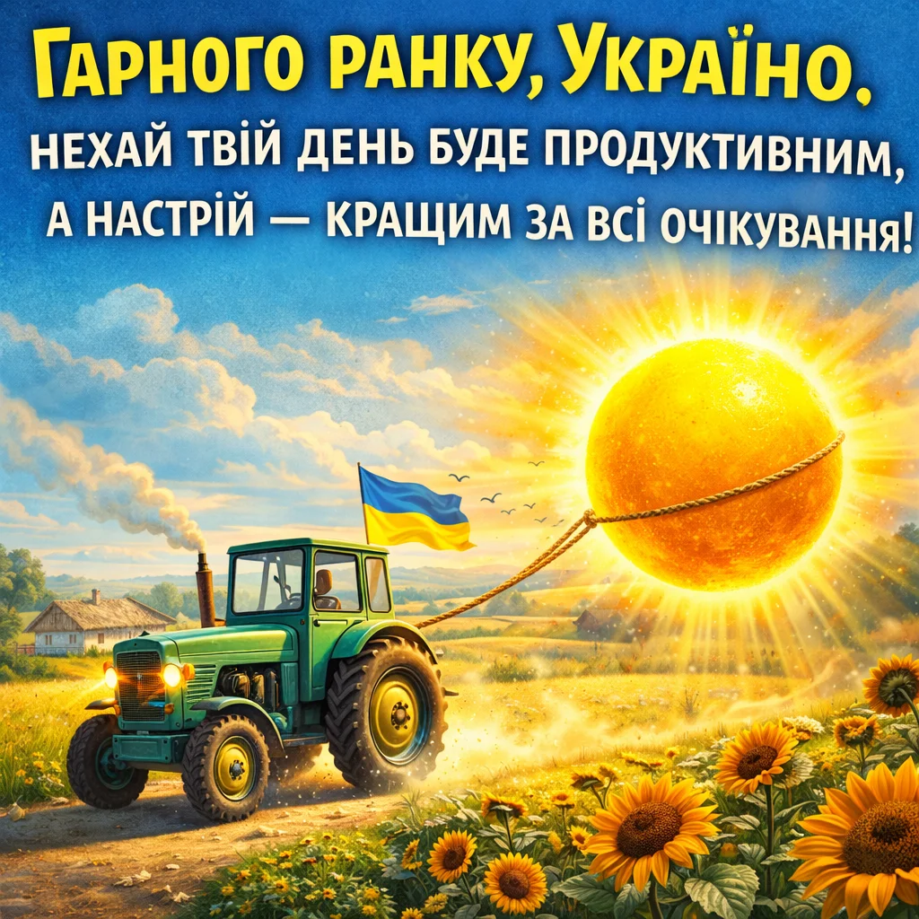 Гарного ранку та доброго дня, Україно: мотивація з гумором у душевних листівках