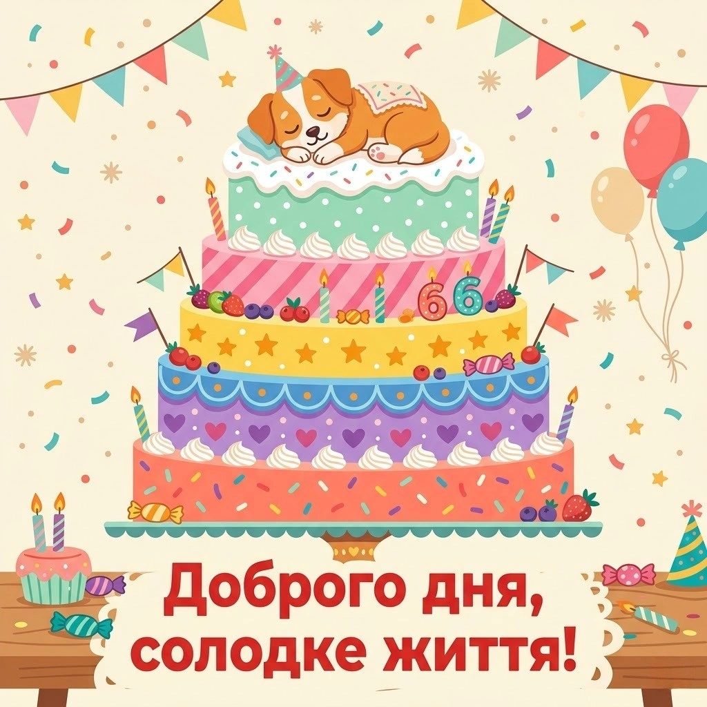 Доброго дня, картинки на українській мові: смішні та щирі листівки для гарного настрою