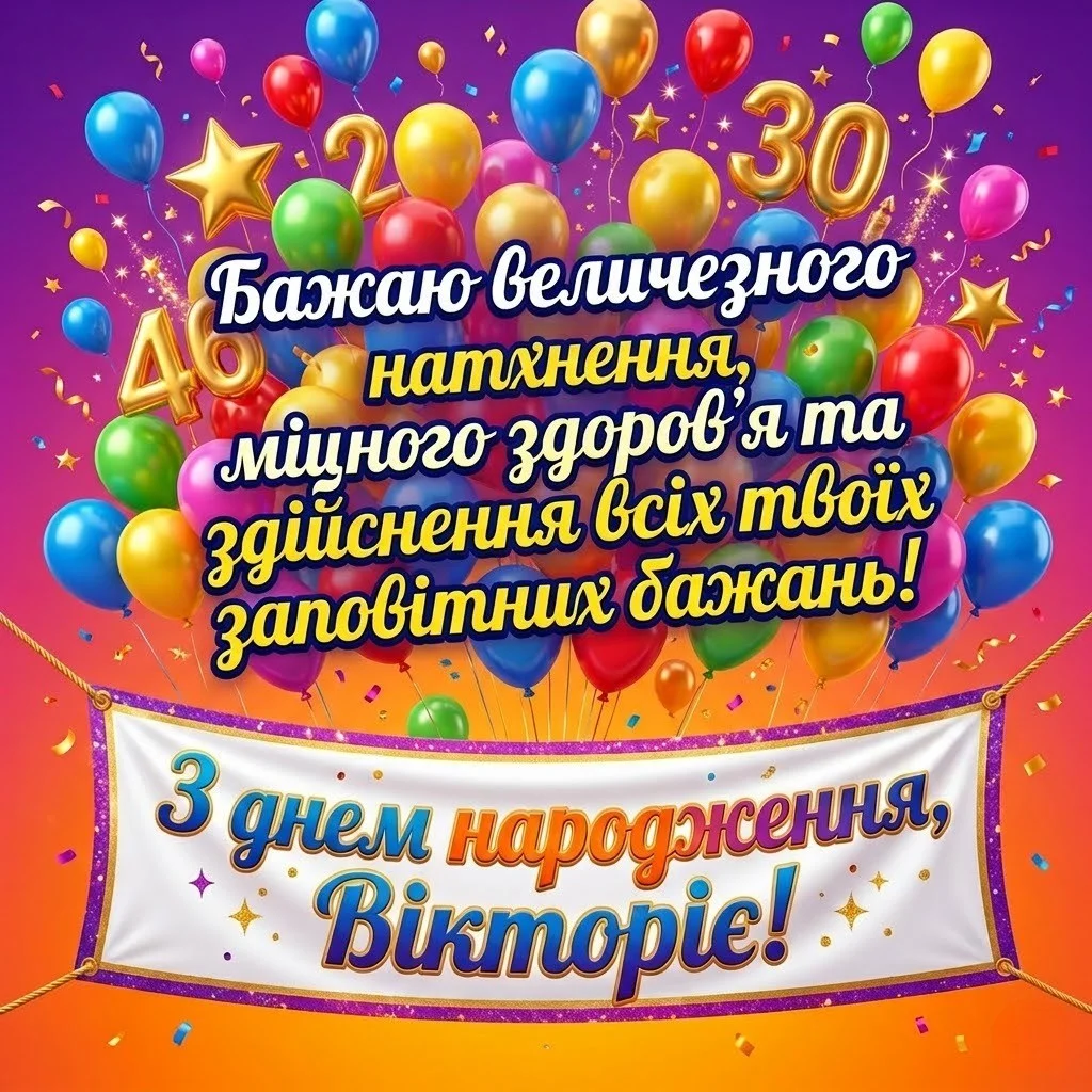 З днем народження, Вікторія: найтепліші привітання у віршах та прозі