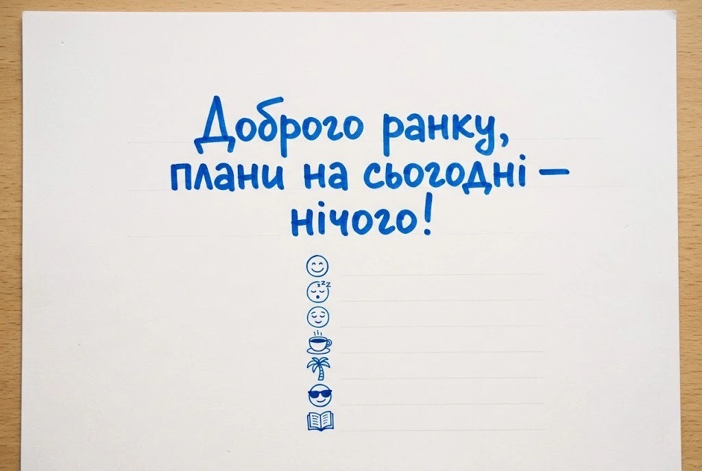 Доброго ранку і гарних вихідних: релакс після роботи у затишних картинках та побажаннях