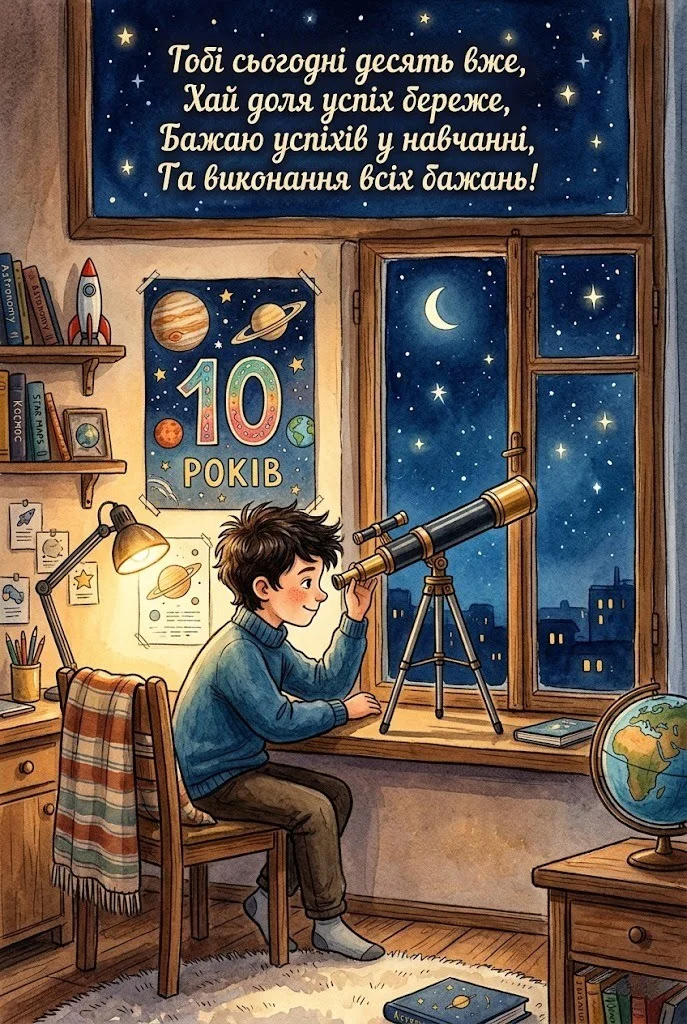 Привітання з днем народження хлопчику на 10 років: найкращі побажання у прозі та віршах