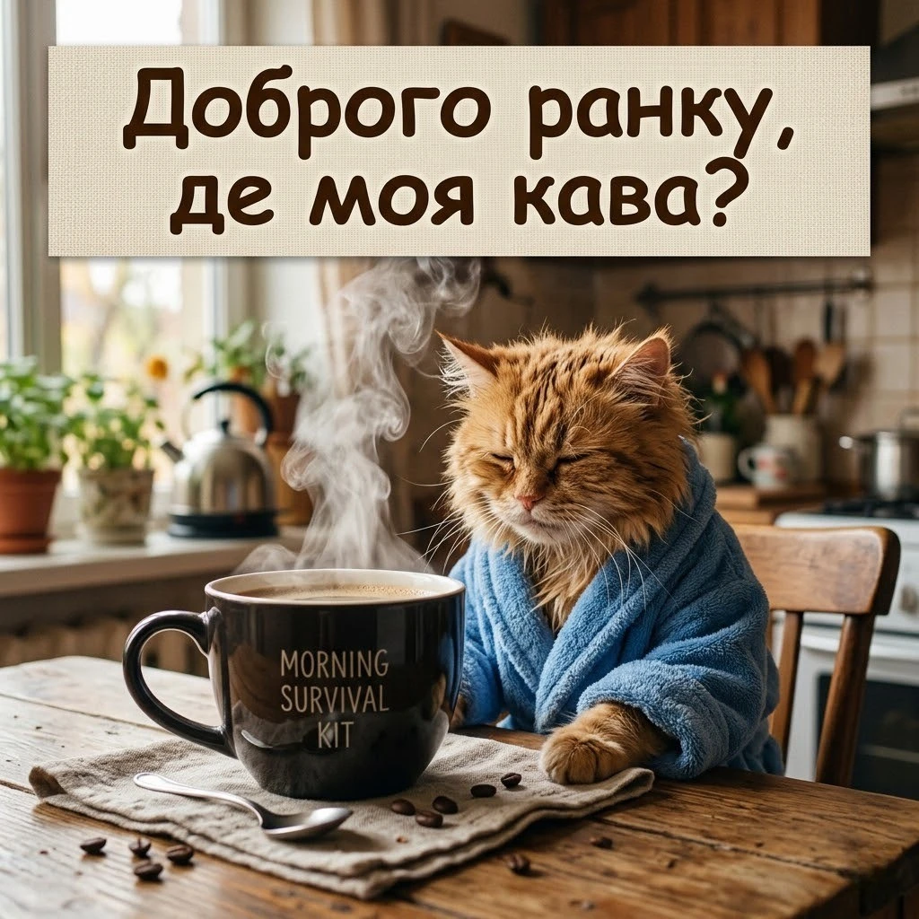Доброго ранку понеділка: прикольні картинки та душевні побажання для легкого початку тижня