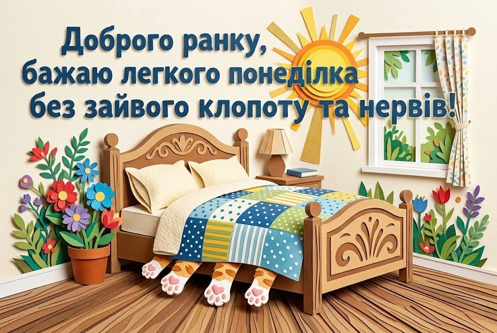 Доброго ранку понеділка: прикольні картинки та душевні побажання для легкого початку тижня