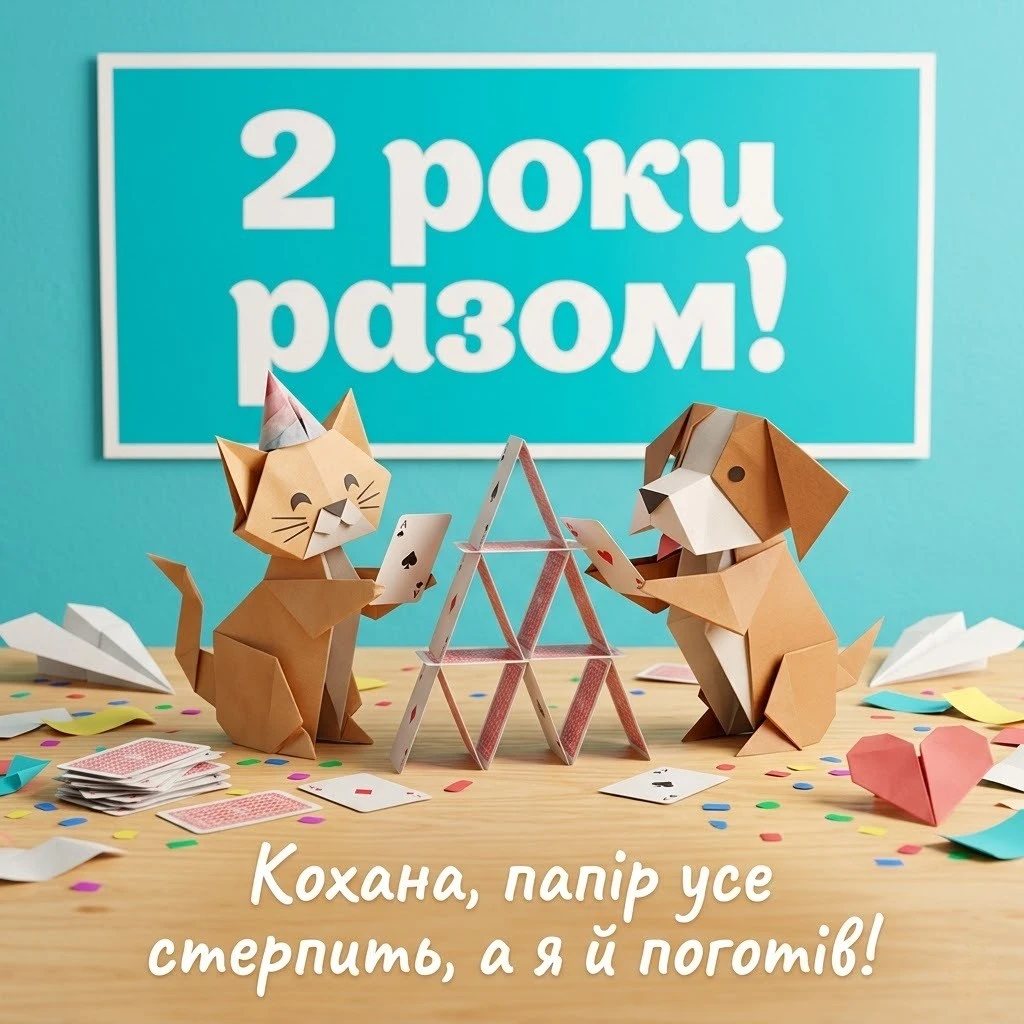 Привітання на 2 роки весілля: романтична проза та душевна поезія