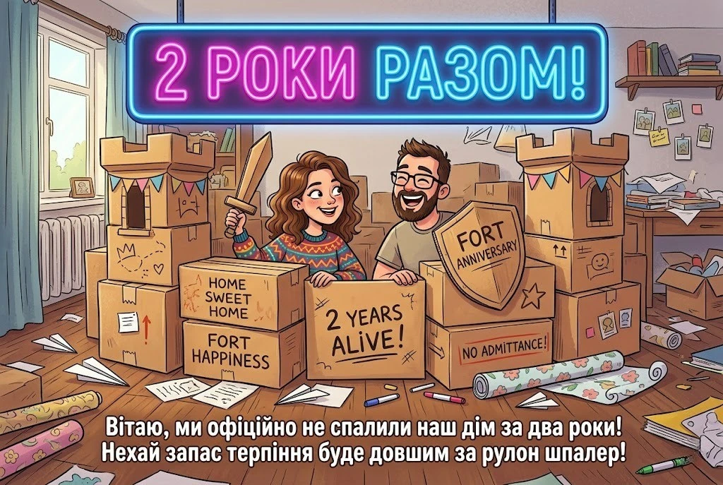 Привітання на 2 роки весілля: романтична проза та душевна поезія