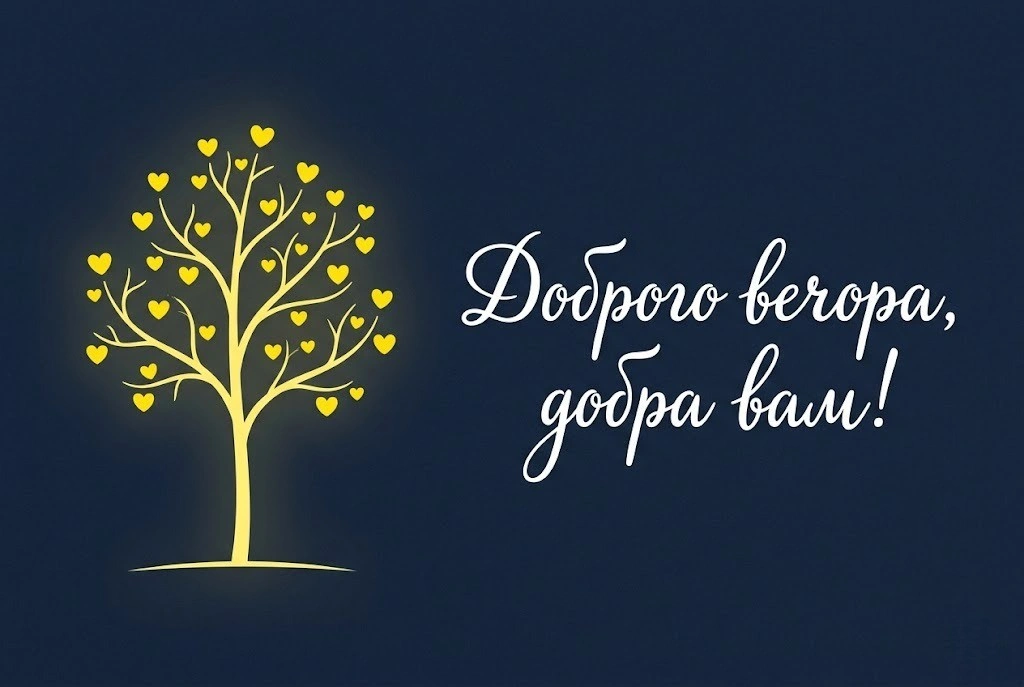 Доброго вечора і спокійної ночі: картинки та затишні побажання для душевного завершення дня