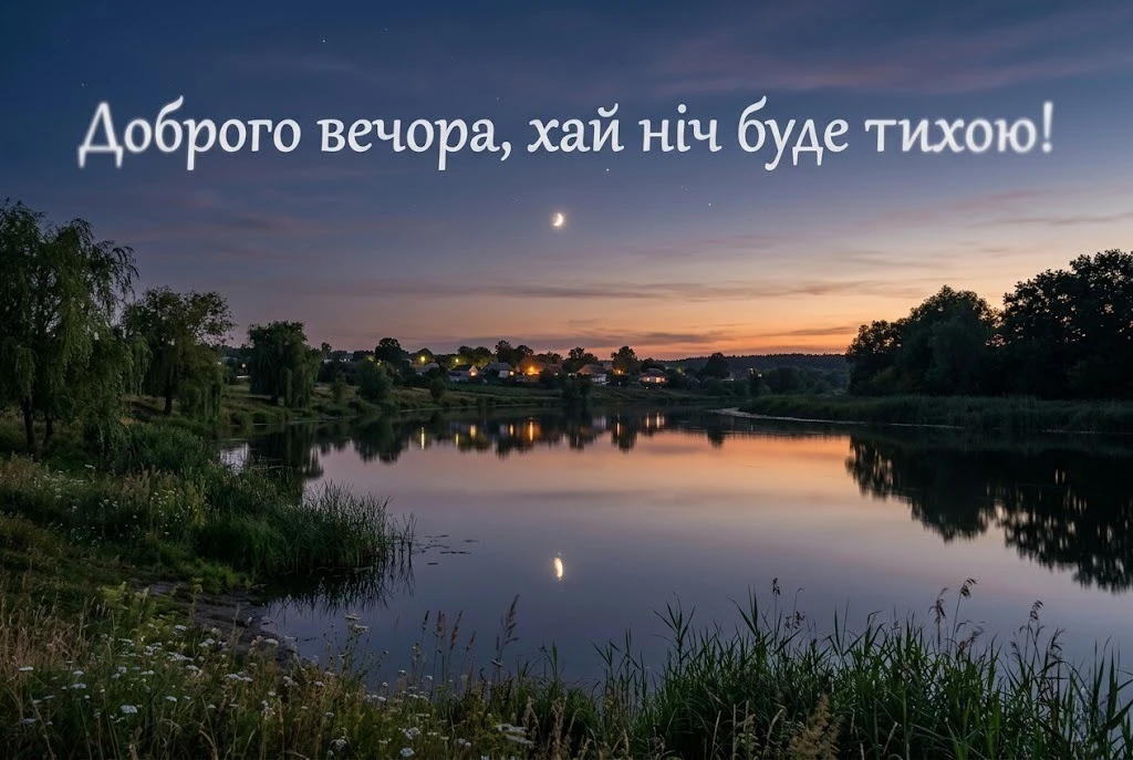 Доброго вечора і спокійної ночі: картинки та затишні побажання для душевного завершення дня