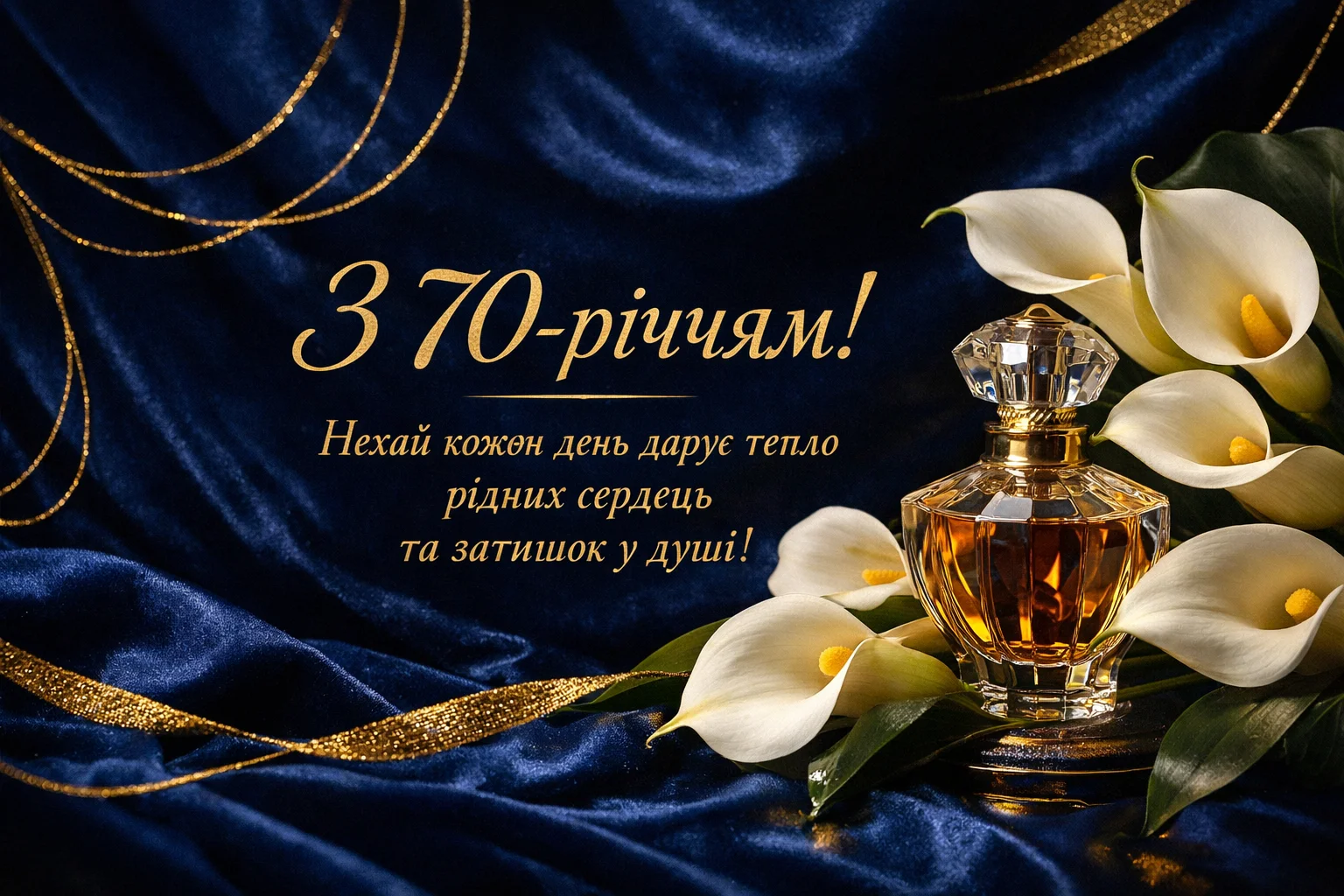 Щирі та душевні вітання з 70-річчям для жінки: вірші та проза