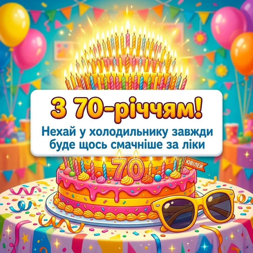 Щирі та душевні вітання з 70-річчям для жінки: вірші та проза