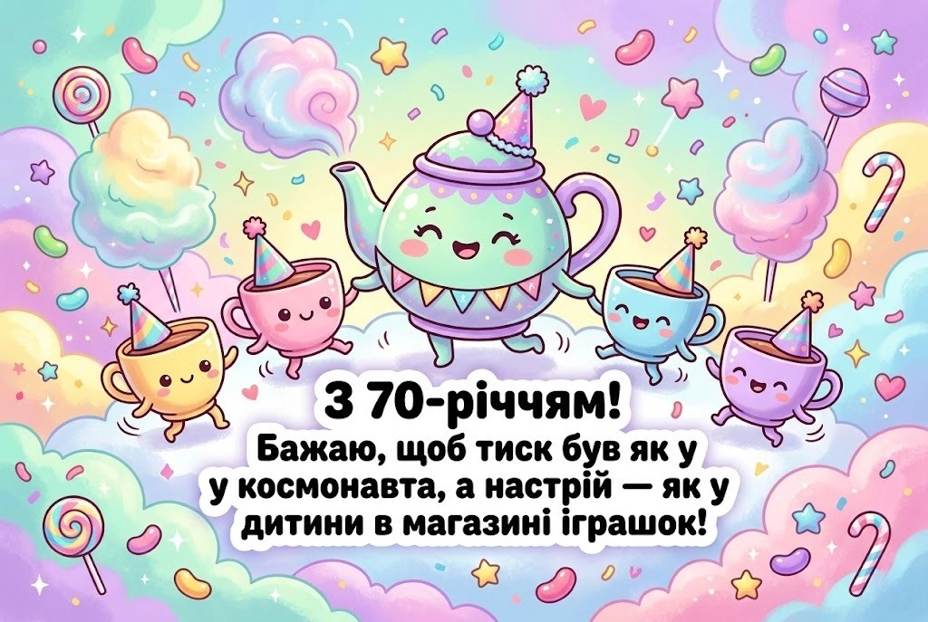 Щирі та душевні вітання з 70-річчям для жінки: вірші та проза