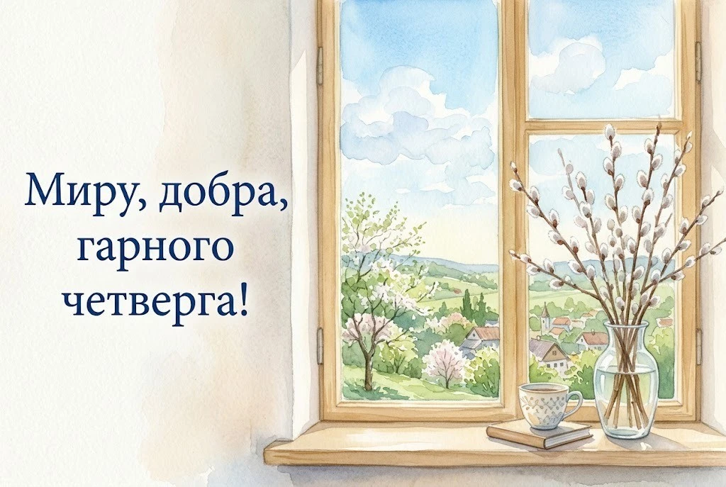 Доброго мирного ранку четверга: найкращі картинки та весняні листівки для душевного настрою