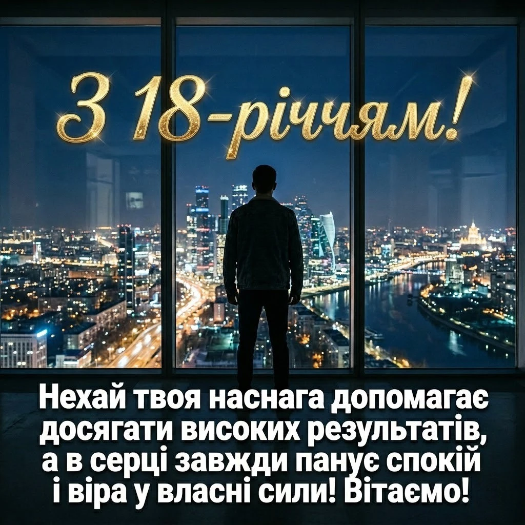 З повноліттям, сину! Найкращі побажання на 18 років у прозі та віршах