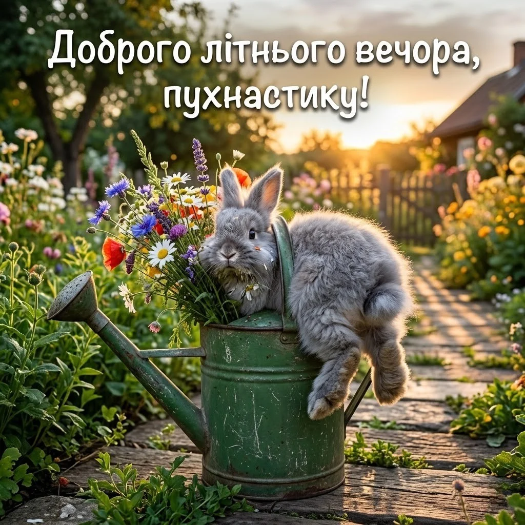 Доброго літнього вечора: найтепліші побажання та затишні листівки для душі