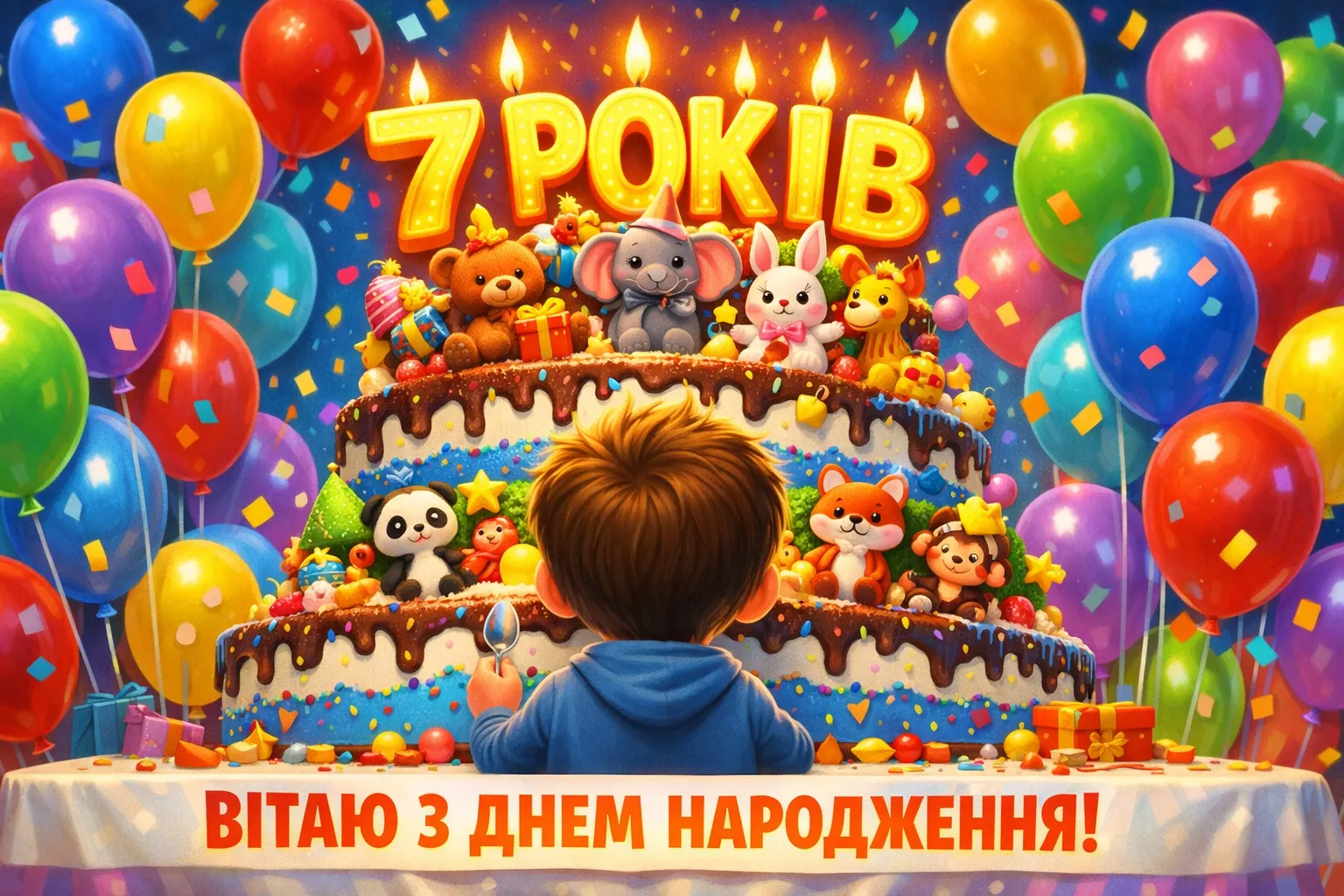 Зворушливі та кумедні побажання для семирічного іменинника