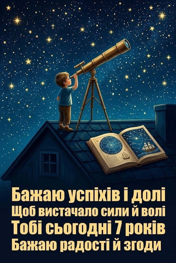 Зворушливі та кумедні побажання для семирічного іменинника
