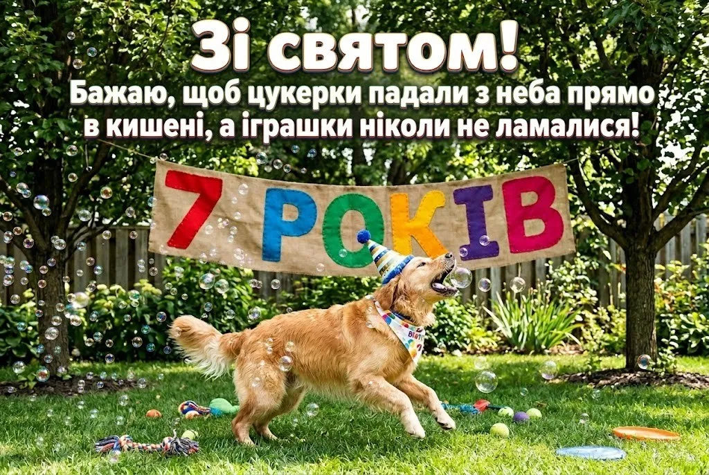 Зворушливі та кумедні побажання для семирічного іменинника