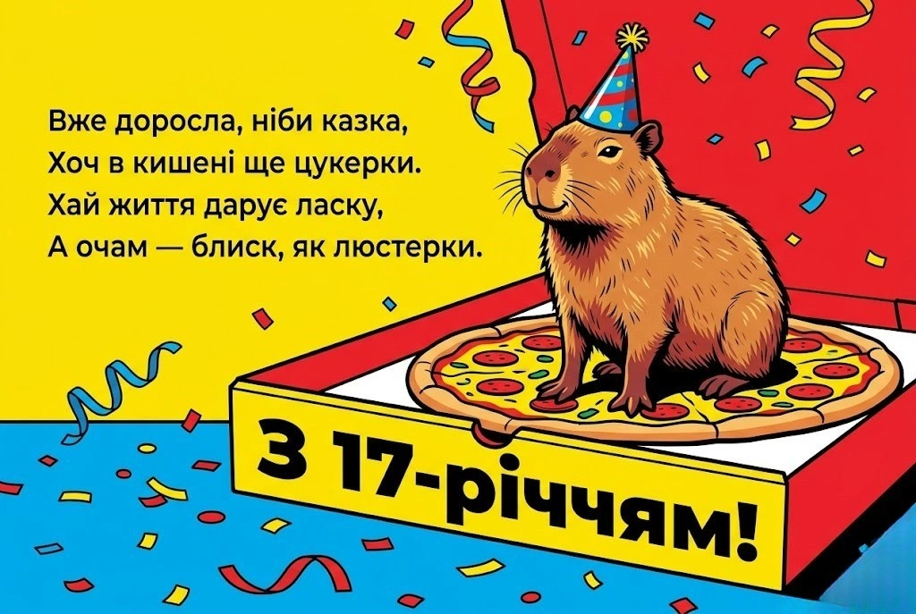 Щирі та зворушливі вітання дівчині з 17-річчям у віршах та прозі