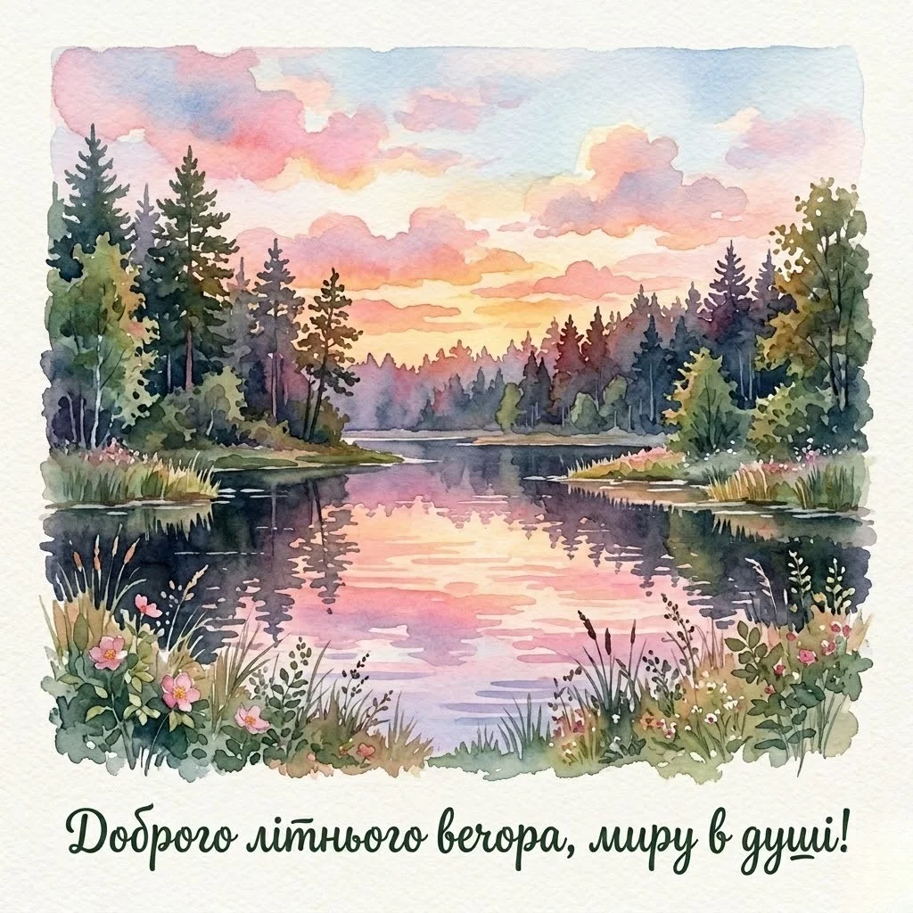Доброго літнього вечора: атмосферні картинки для затишку та гарного настрою