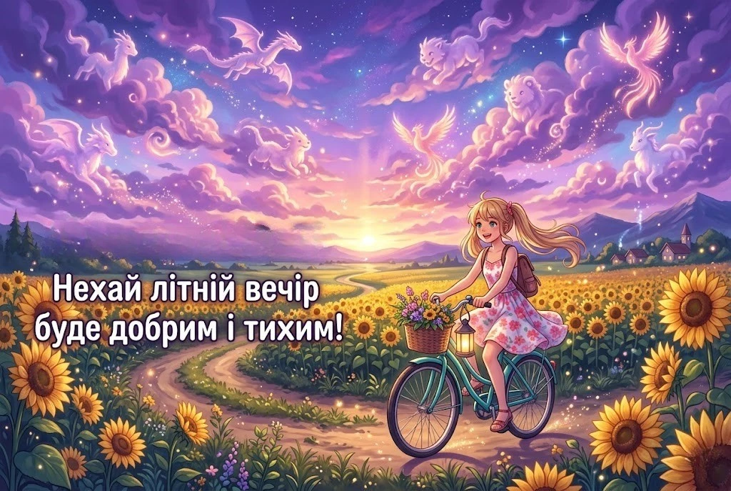 Доброго літнього вечора: атмосферні картинки для затишку та гарного настрою