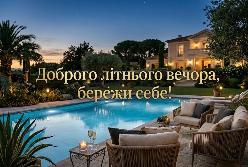 Доброго літнього вечора: атмосферні картинки для затишку та гарного настрою
