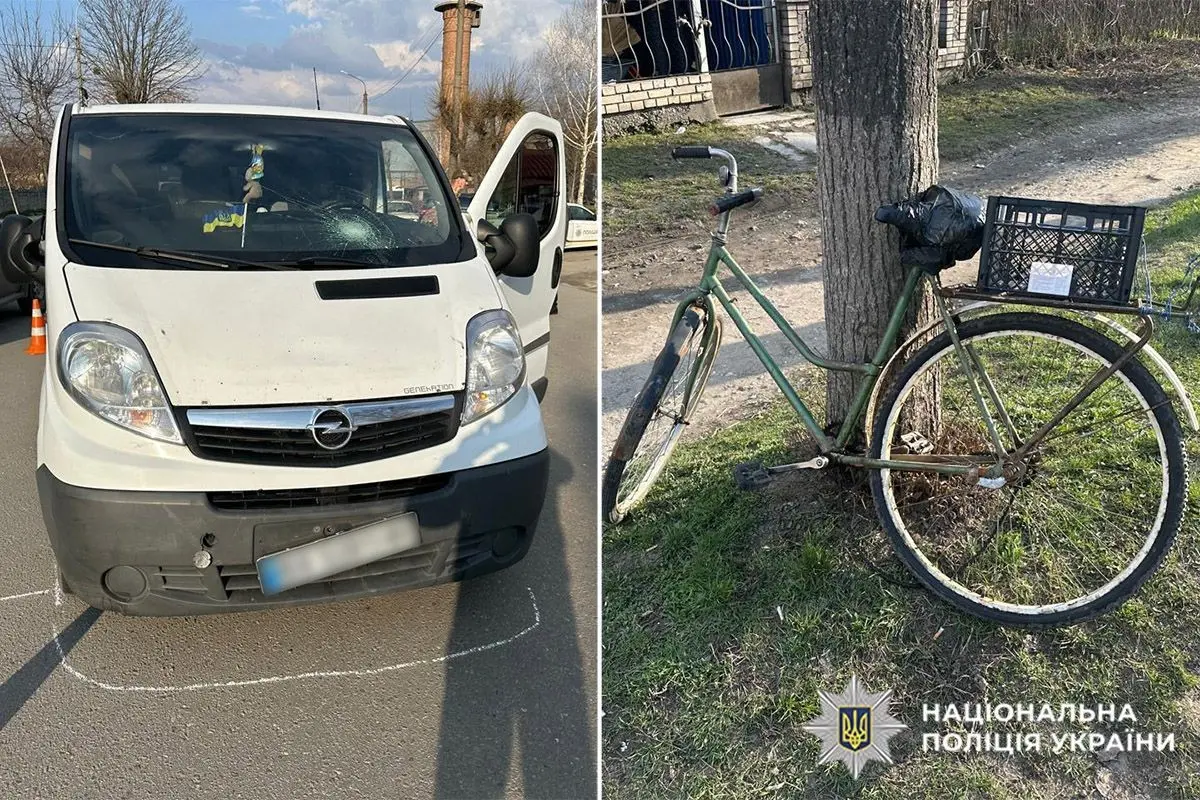ДТП на Старокостянтинівському шосе: у Шепетівці під колеса мінівена потрапив літній велосипедист