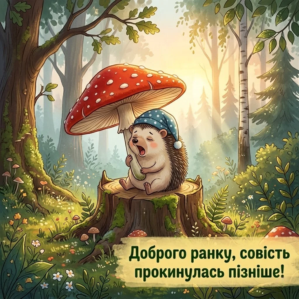 Доброго ранку та дотепні побажання: позитивні картинки для гарного настрою