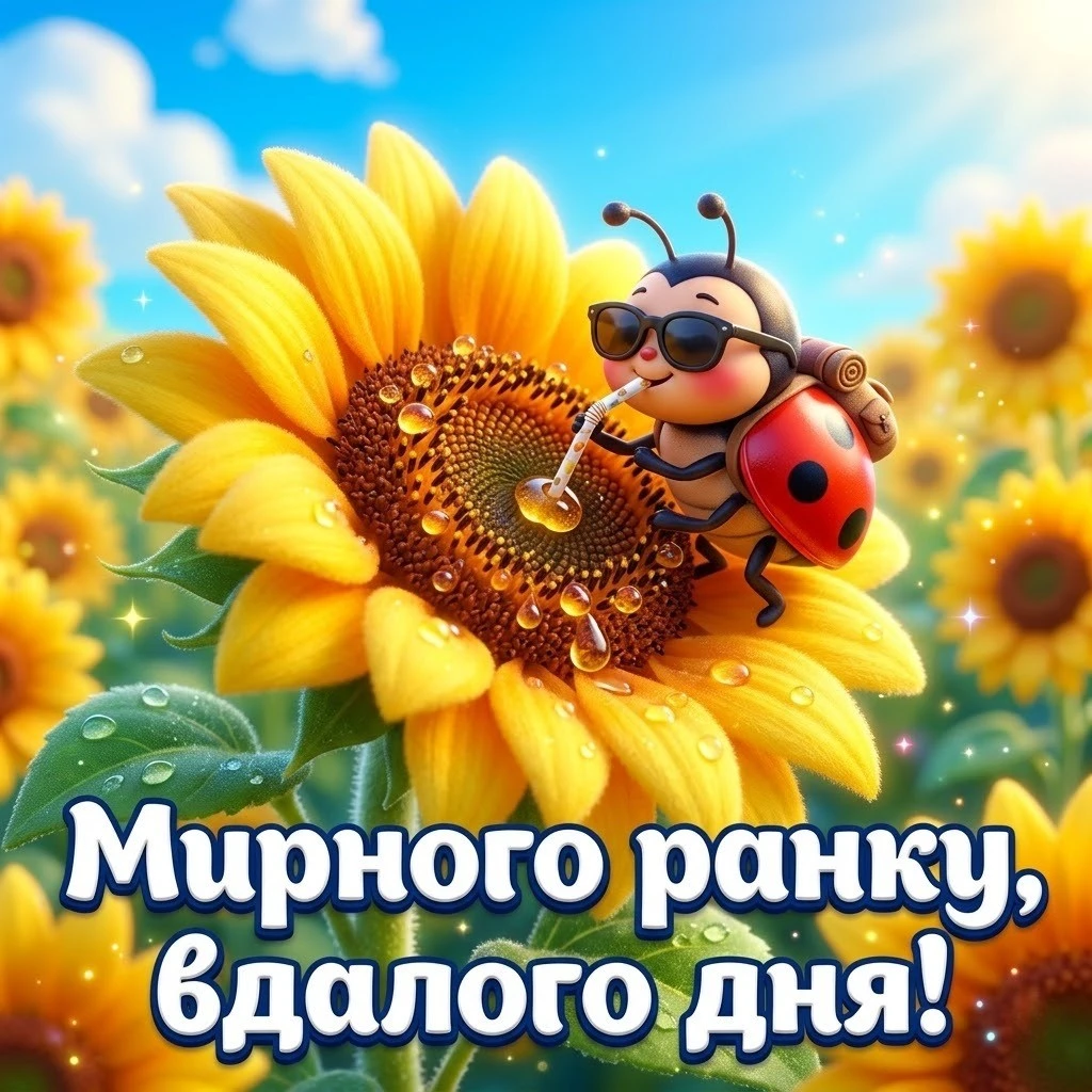 Мирного доброго ранку і гарного дня українською: душевні листівки та щирі побажання