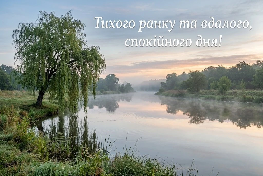 Мирного доброго ранку і гарного дня українською: душевні листівки та щирі побажання