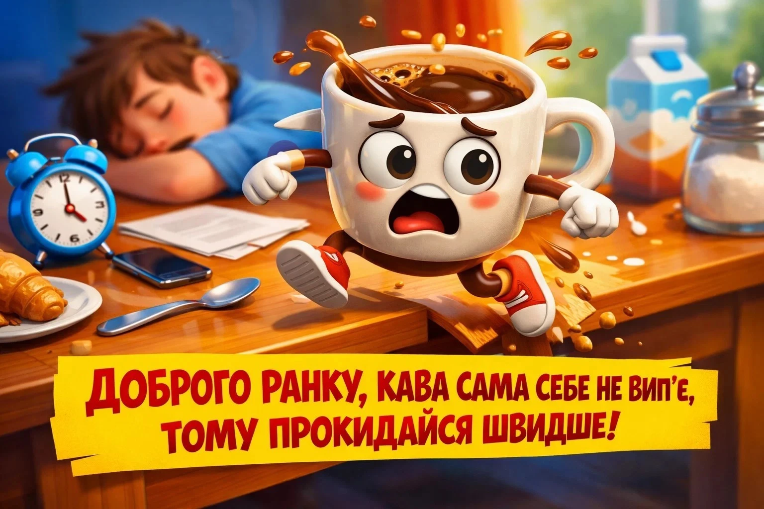 Мирного доброго ранку і гарного дня українською: душевні листівки та щирі побажання