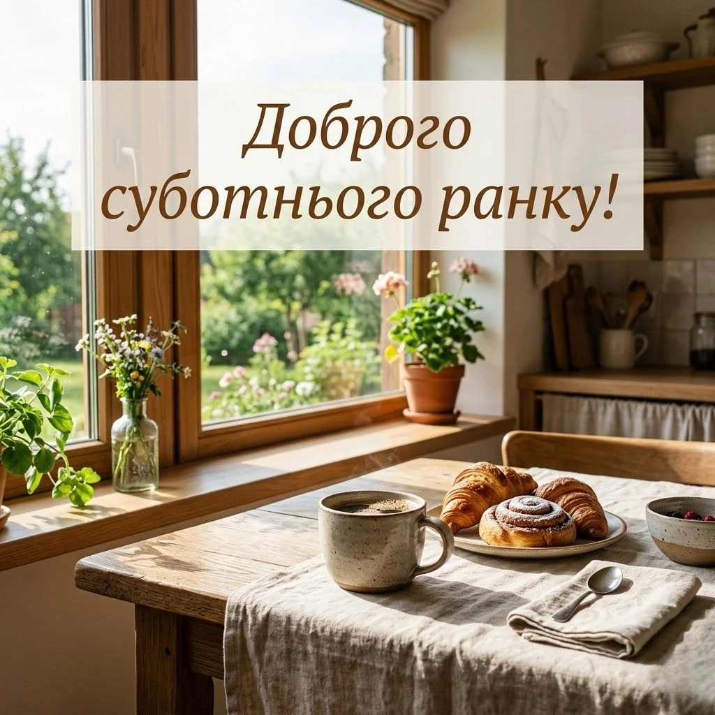 Доброго суботнього ранку та гарного дня: душевні побажання та красиві картинки для вихідного