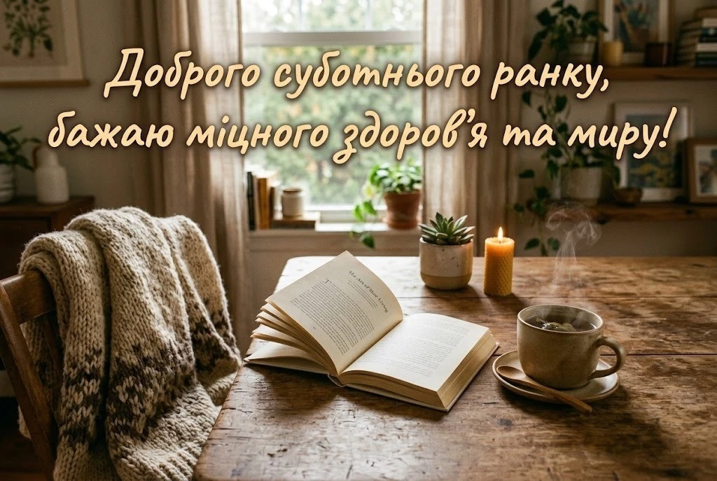 Доброго суботнього ранку та гарного дня: душевні побажання та красиві картинки для вихідного