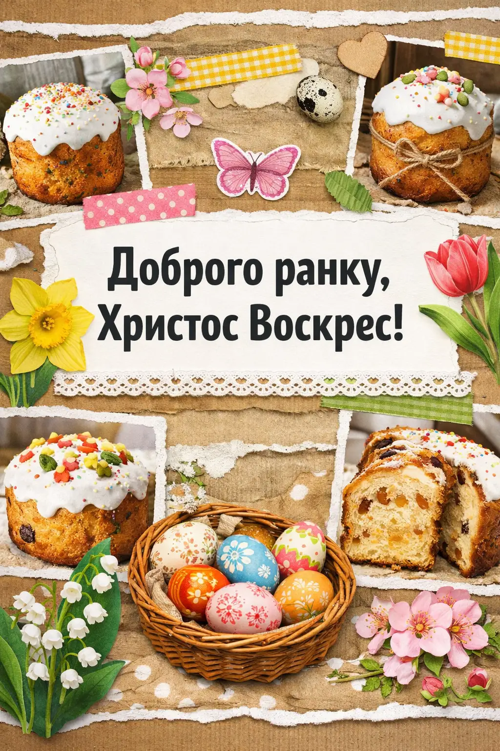 Доброго ранку, Христос Воскрес: красиві картинки та щирі вітання українською мовою