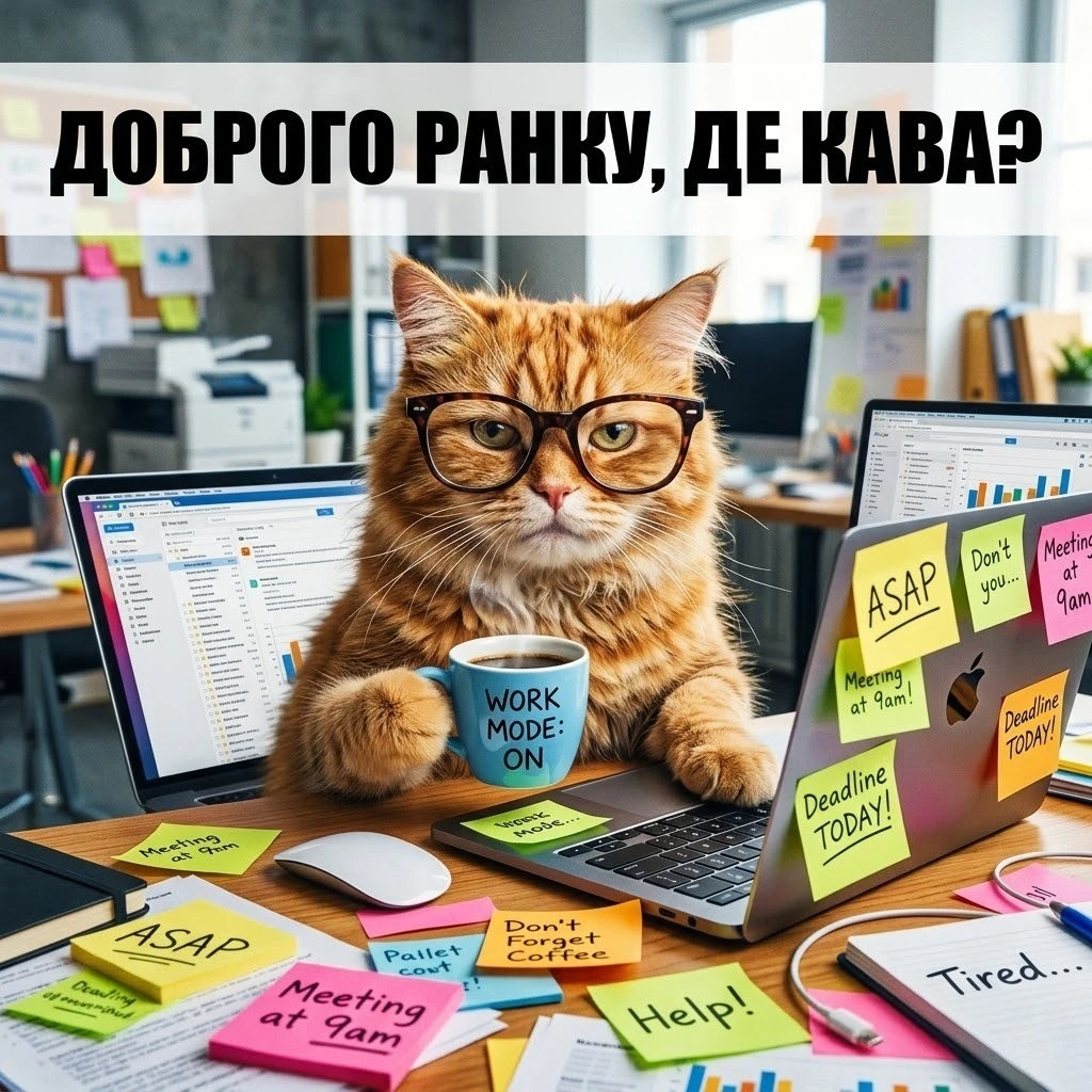 Доброго ранку та вдалого робочого дня: найкращі картинки та щирі побажання для продуктивного настрою