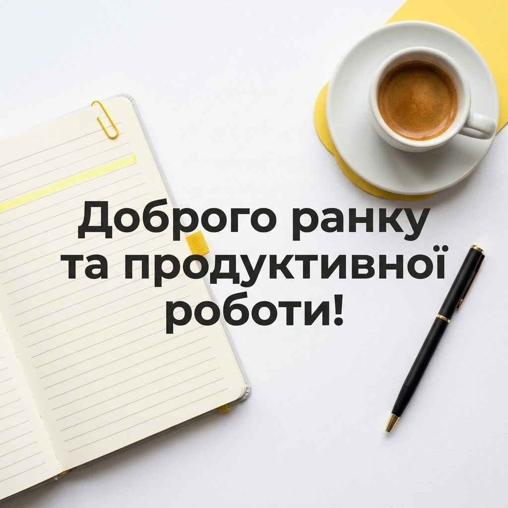 Доброго ранку та вдалого робочого дня: найкращі картинки та щирі побажання для продуктивного настрою