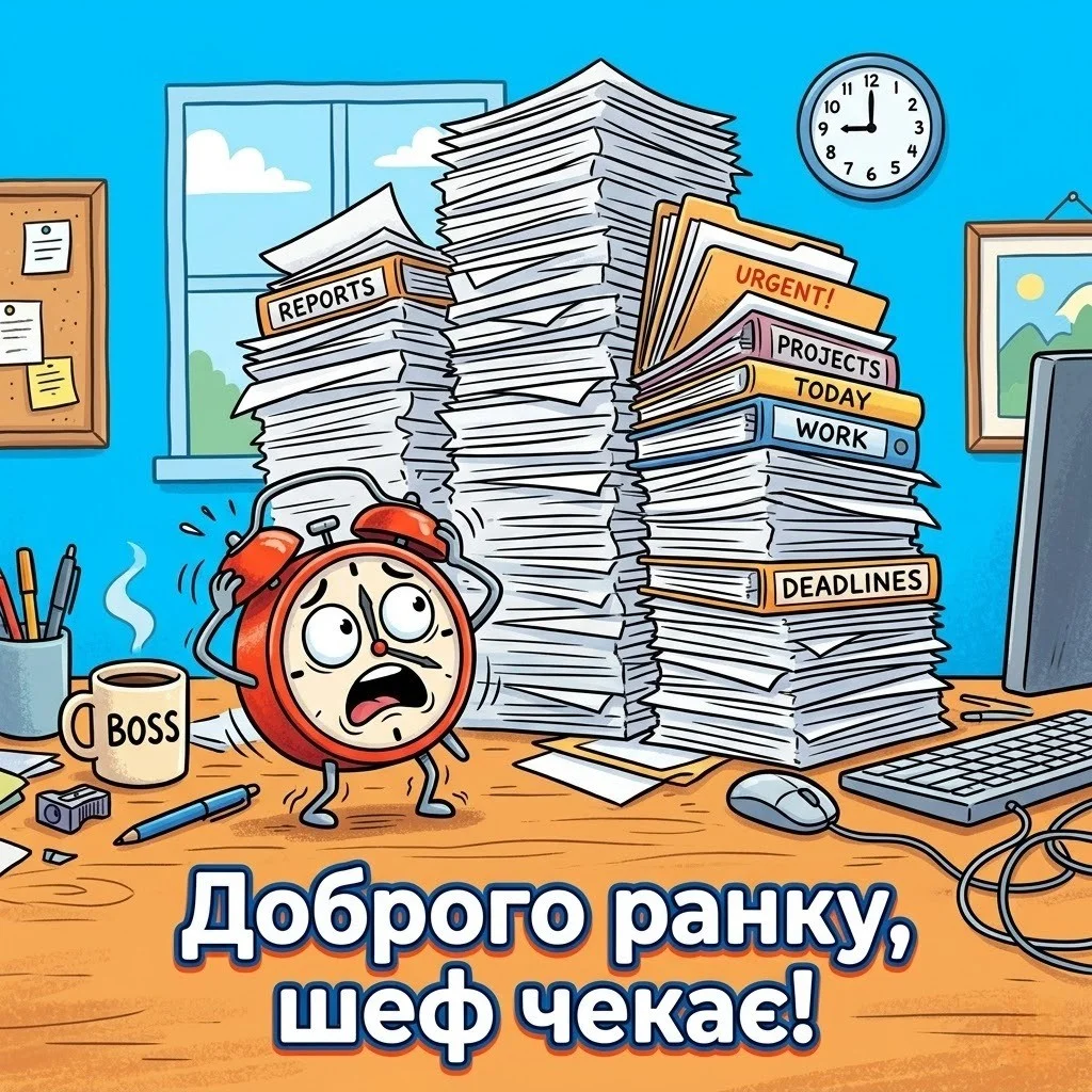 Доброго ранку та вдалого робочого дня: найкращі картинки та щирі побажання для продуктивного настрою