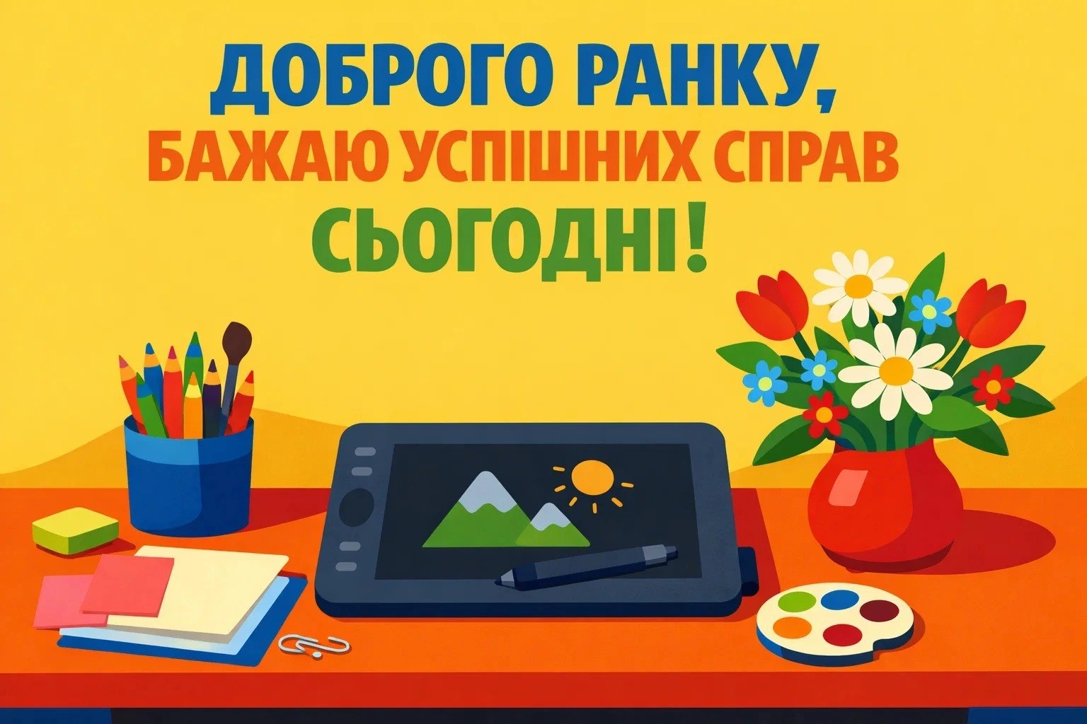 Доброго ранку та вдалого робочого дня: найкращі картинки та щирі побажання для продуктивного настрою