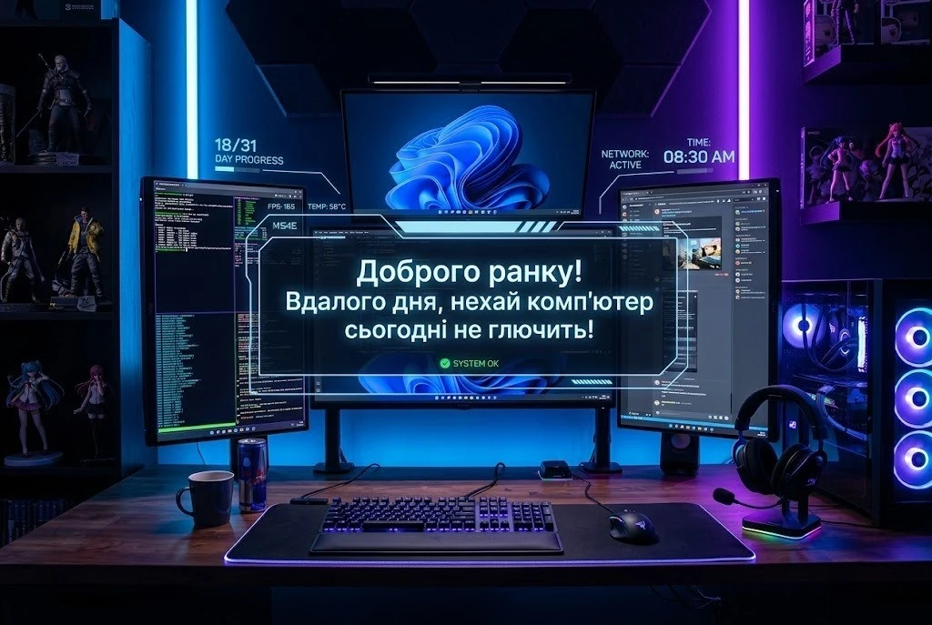 Доброго ранку та вдалого робочого дня: найкращі картинки та щирі побажання для продуктивного настрою