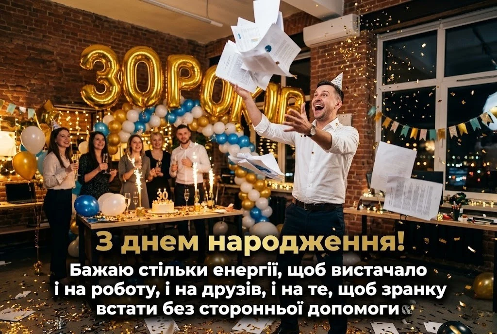 Найкращі привітання з 30-річчям чоловіку: проза, вірші та щирі слова
