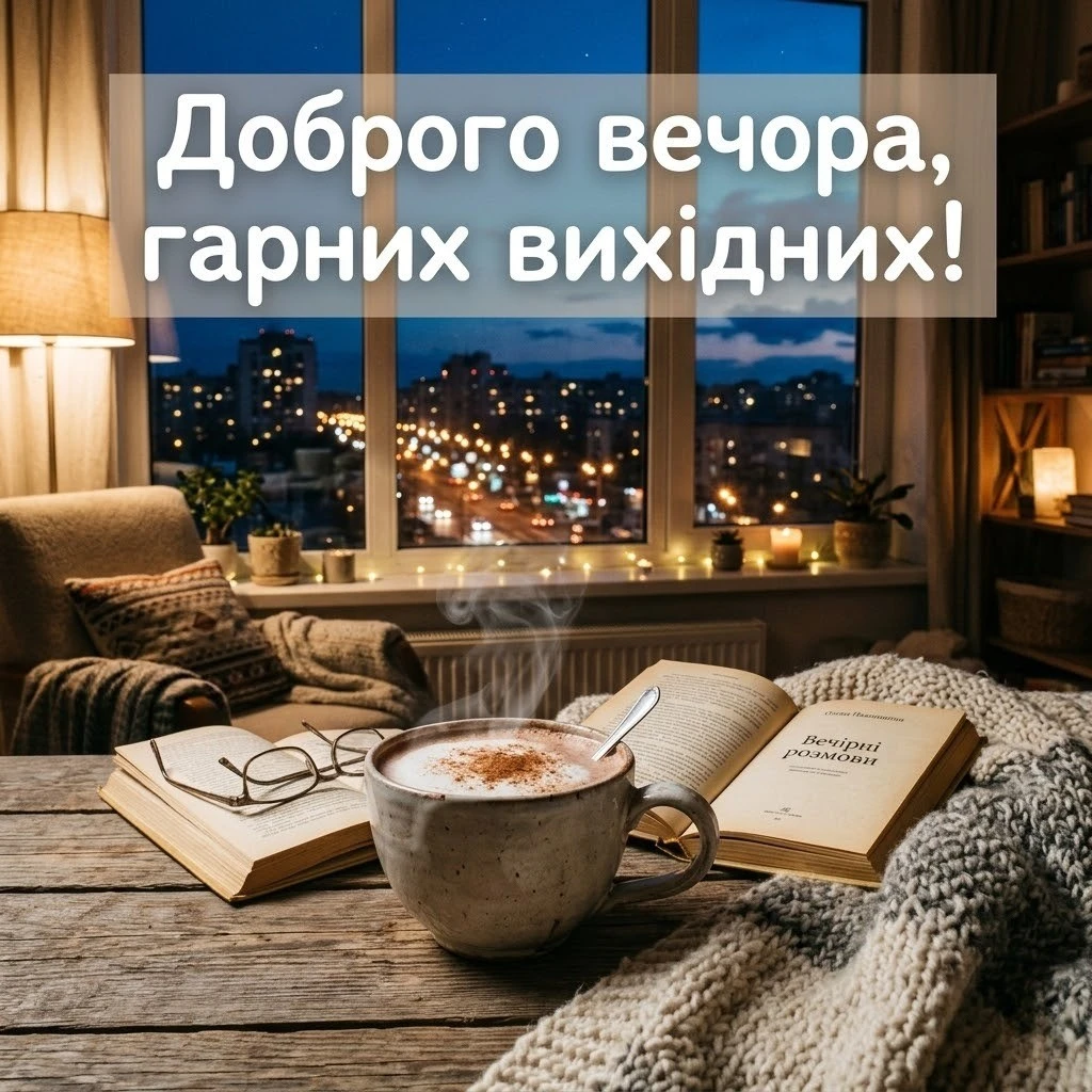 Доброго вечора та гарних вихідних: найтепліші побажання та красиві картинки для душі