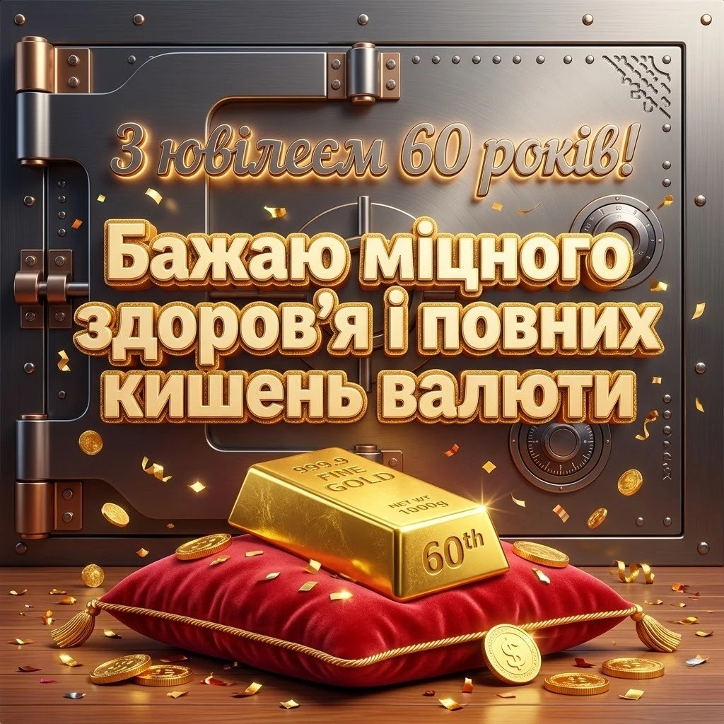 Привітання чоловіку на 60-річний ювілей: вірші, проза та листівки