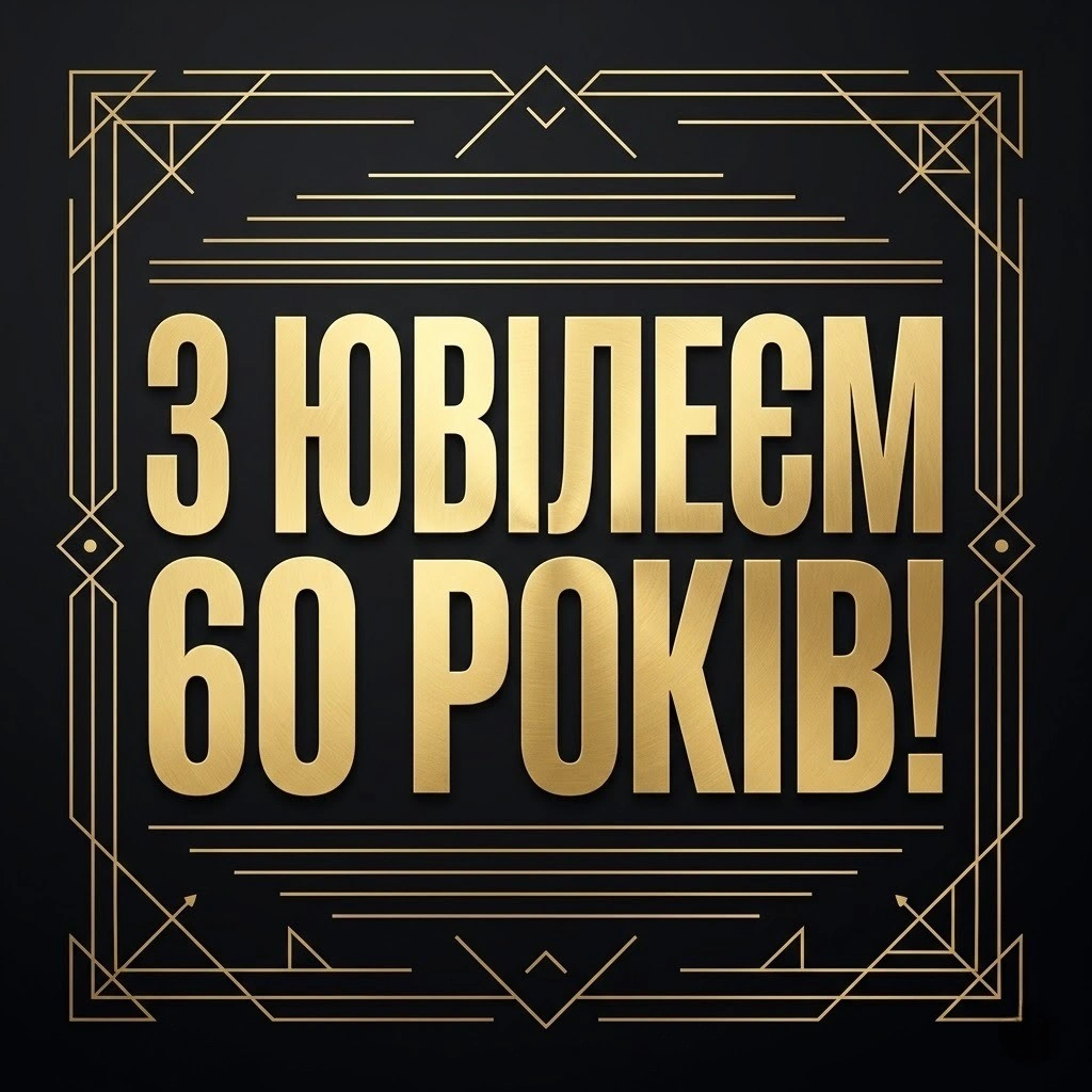 Привітання чоловіку на 60-річний ювілей: вірші, проза та листівки